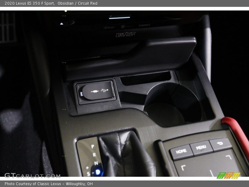 Obsidian / Circuit Red 2020 Lexus ES 350 F Sport