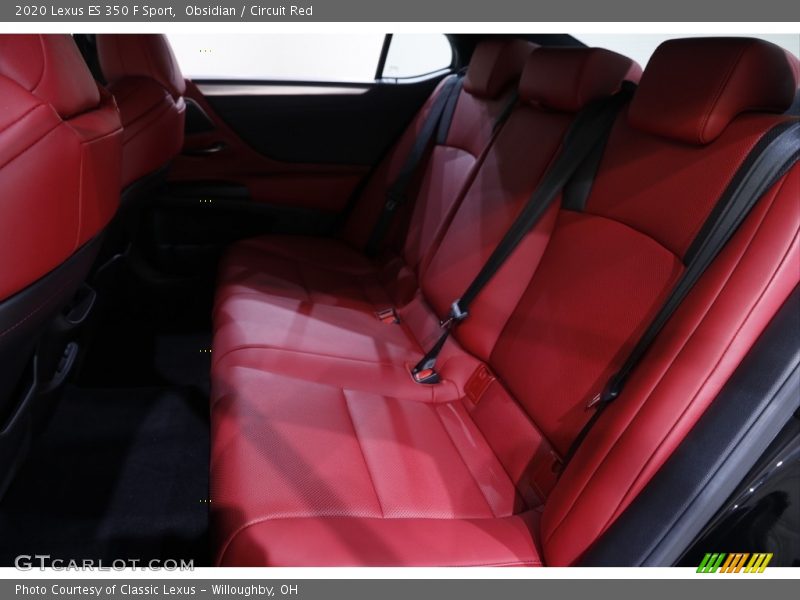Rear Seat of 2020 ES 350 F Sport