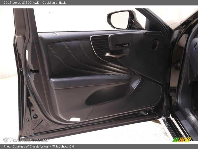 Obsidian / Black 2018 Lexus LS 500 AWD