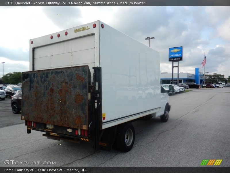 Summit White / Medium Pewter 2016 Chevrolet Express Cutaway 3500 Moving Van