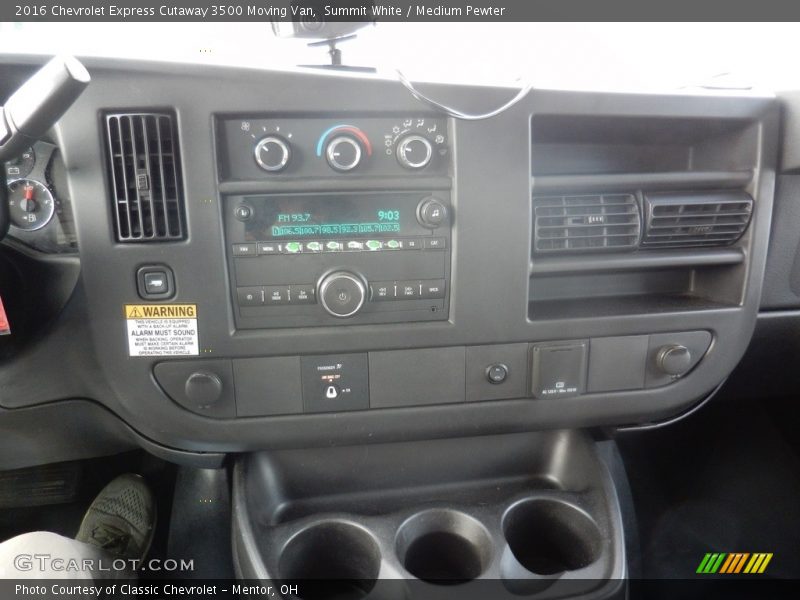 Summit White / Medium Pewter 2016 Chevrolet Express Cutaway 3500 Moving Van