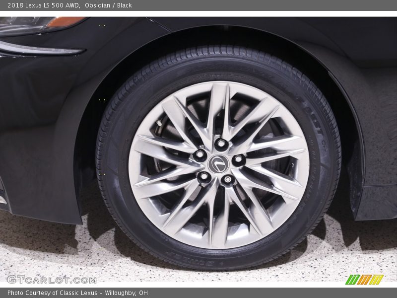 Obsidian / Black 2018 Lexus LS 500 AWD