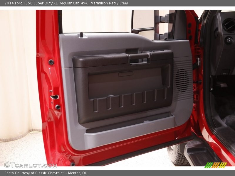 Vermillion Red / Steel 2014 Ford F350 Super Duty XL Regular Cab 4x4