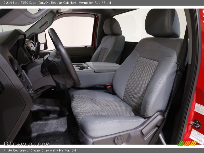 Vermillion Red / Steel 2014 Ford F350 Super Duty XL Regular Cab 4x4