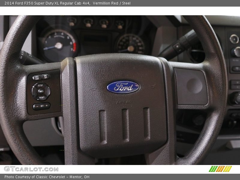 Vermillion Red / Steel 2014 Ford F350 Super Duty XL Regular Cab 4x4