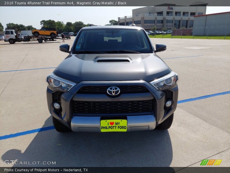 Magnetic Gray Metallic / Black 2016 Toyota 4Runner Trail Premium 4x4