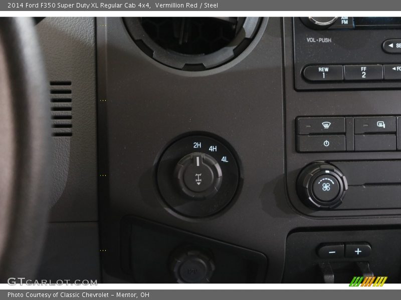 Vermillion Red / Steel 2014 Ford F350 Super Duty XL Regular Cab 4x4