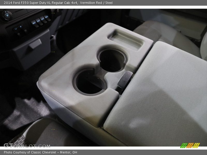 Vermillion Red / Steel 2014 Ford F350 Super Duty XL Regular Cab 4x4