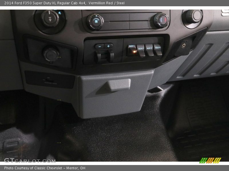 Vermillion Red / Steel 2014 Ford F350 Super Duty XL Regular Cab 4x4