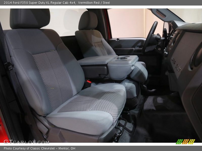 Vermillion Red / Steel 2014 Ford F350 Super Duty XL Regular Cab 4x4