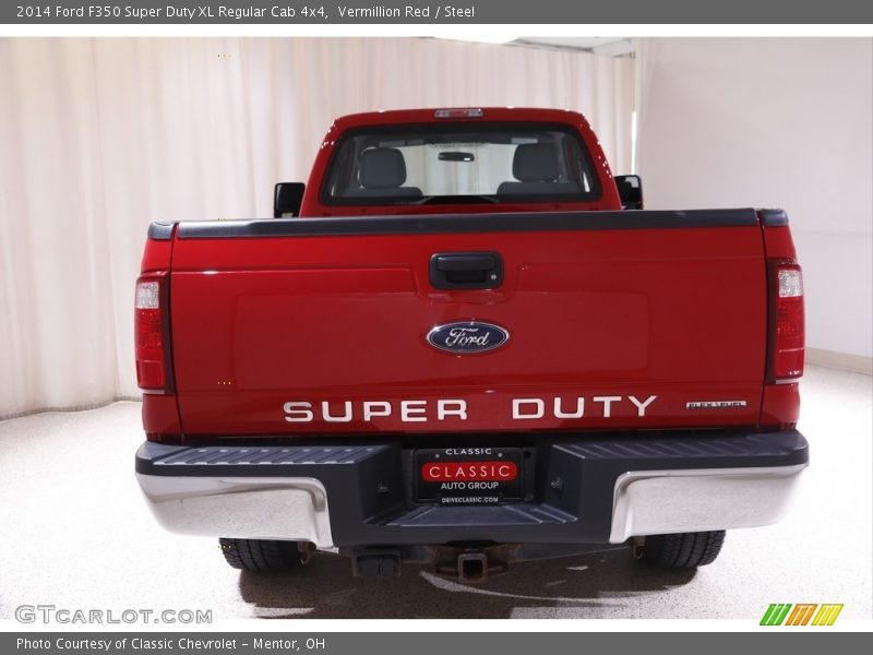 Vermillion Red / Steel 2014 Ford F350 Super Duty XL Regular Cab 4x4
