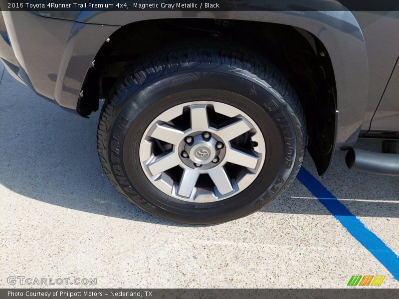 Magnetic Gray Metallic / Black 2016 Toyota 4Runner Trail Premium 4x4