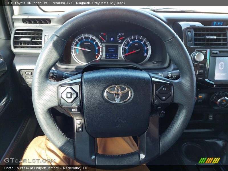 Magnetic Gray Metallic / Black 2016 Toyota 4Runner Trail Premium 4x4