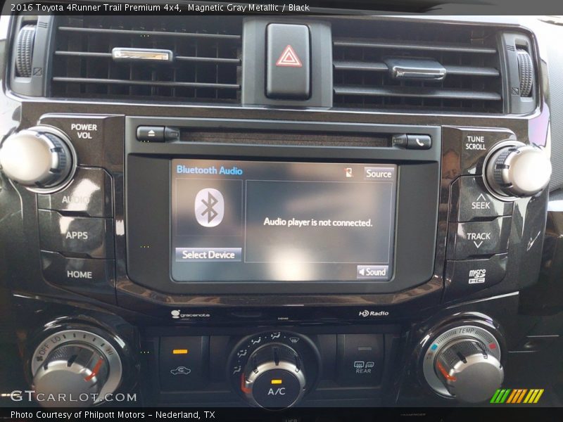 Magnetic Gray Metallic / Black 2016 Toyota 4Runner Trail Premium 4x4