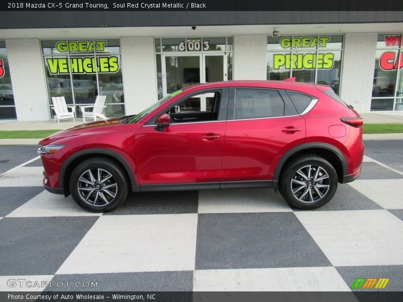 Soul Red Crystal Metallic / Black 2018 Mazda CX-5 Grand Touring