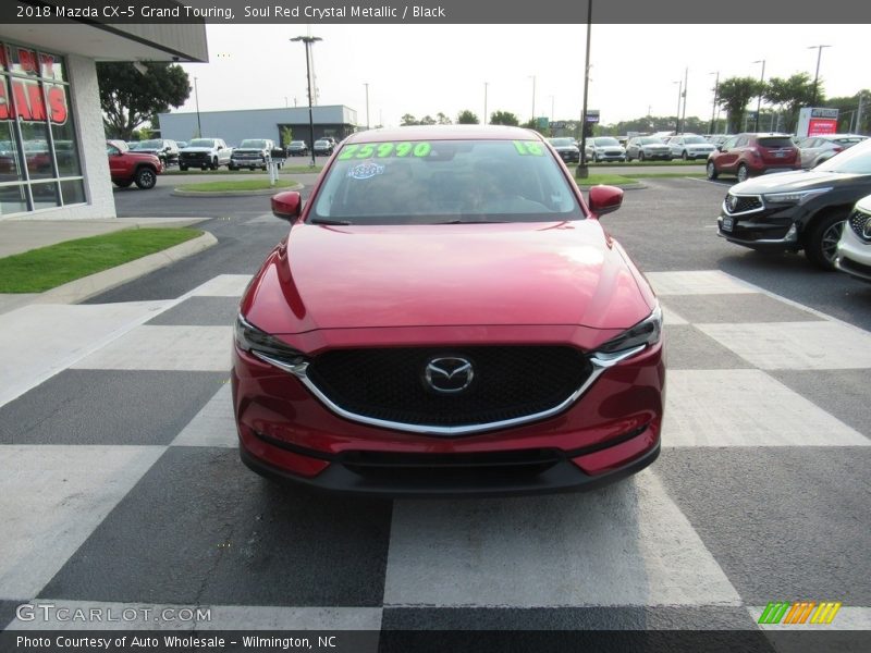 Soul Red Crystal Metallic / Black 2018 Mazda CX-5 Grand Touring