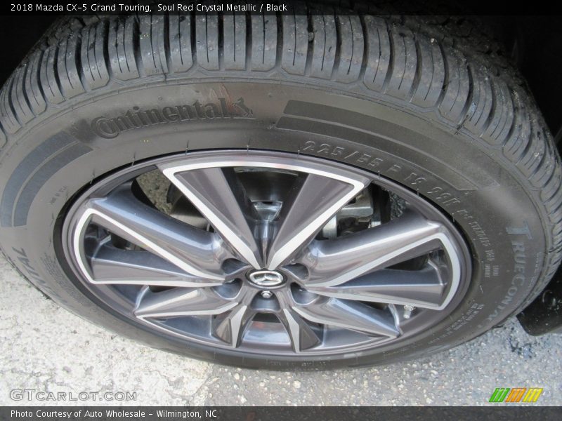 Soul Red Crystal Metallic / Black 2018 Mazda CX-5 Grand Touring