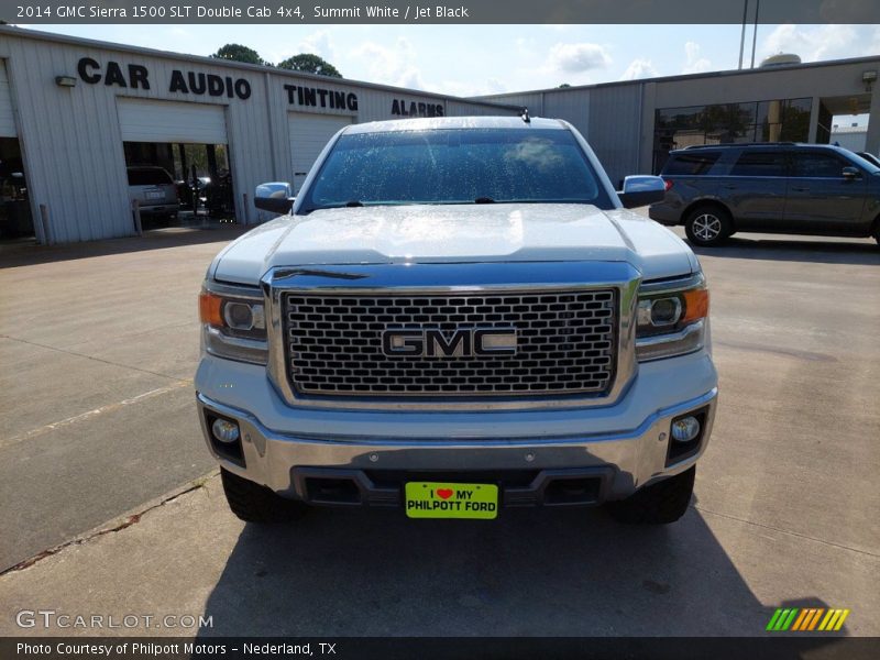 Summit White / Jet Black 2014 GMC Sierra 1500 SLT Double Cab 4x4