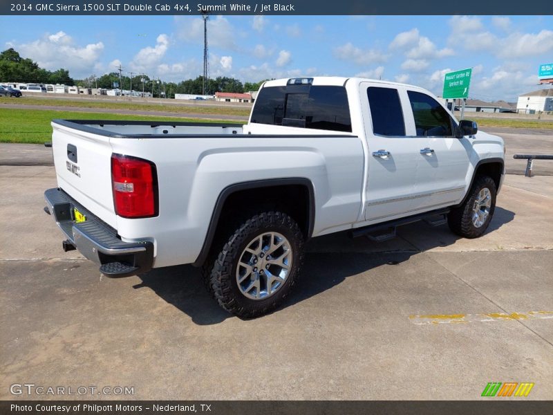 Summit White / Jet Black 2014 GMC Sierra 1500 SLT Double Cab 4x4