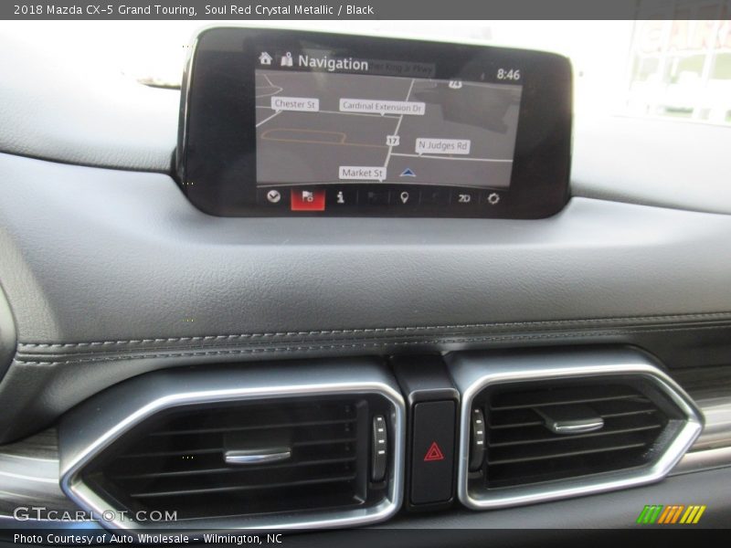 Soul Red Crystal Metallic / Black 2018 Mazda CX-5 Grand Touring