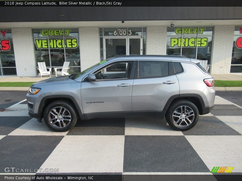 Billet Silver Metallic / Black/Ski Gray 2018 Jeep Compass Latitude