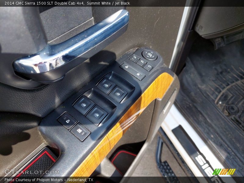 Summit White / Jet Black 2014 GMC Sierra 1500 SLT Double Cab 4x4