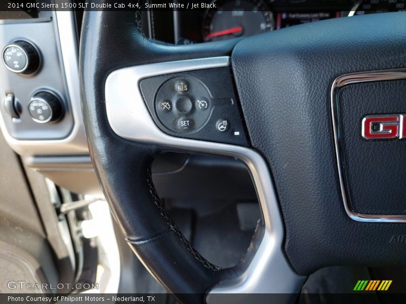 Summit White / Jet Black 2014 GMC Sierra 1500 SLT Double Cab 4x4