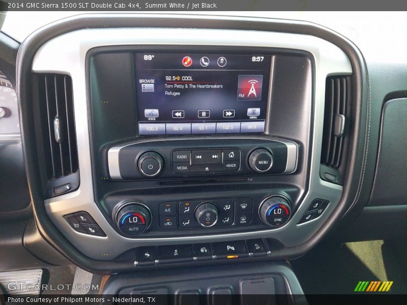 Summit White / Jet Black 2014 GMC Sierra 1500 SLT Double Cab 4x4