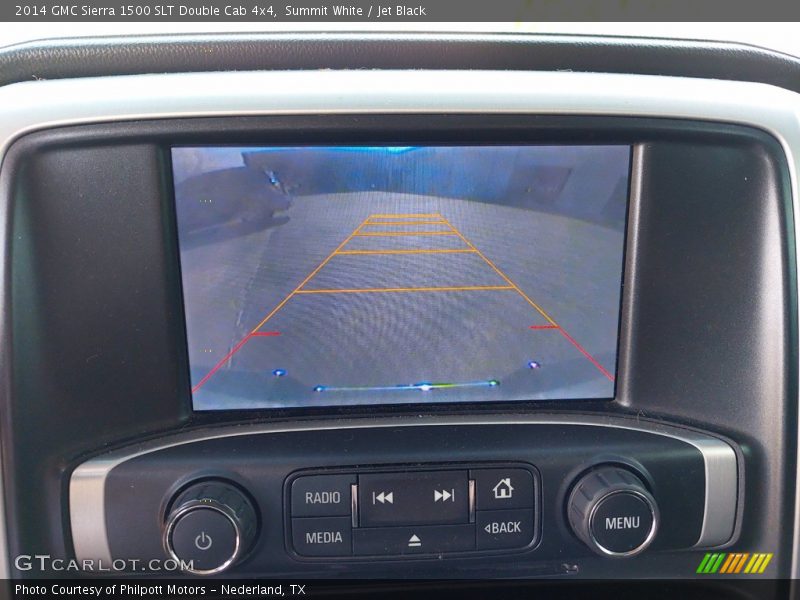 Summit White / Jet Black 2014 GMC Sierra 1500 SLT Double Cab 4x4