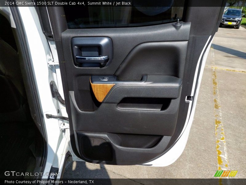 Summit White / Jet Black 2014 GMC Sierra 1500 SLT Double Cab 4x4