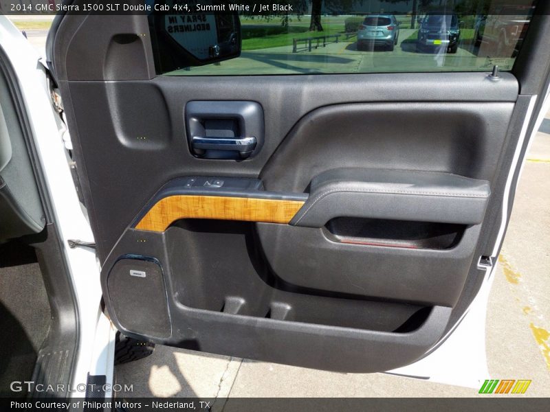 Summit White / Jet Black 2014 GMC Sierra 1500 SLT Double Cab 4x4