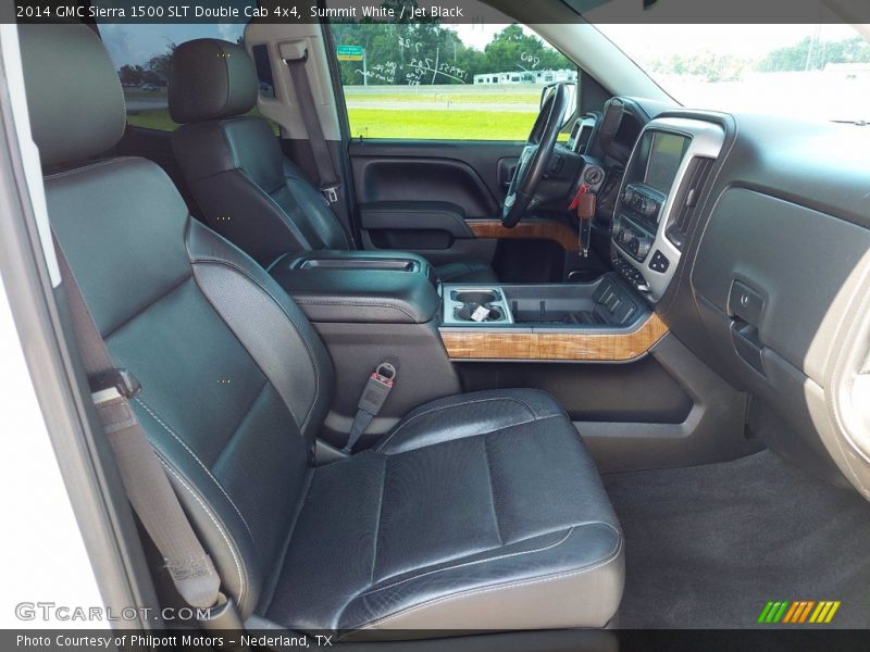 Summit White / Jet Black 2014 GMC Sierra 1500 SLT Double Cab 4x4
