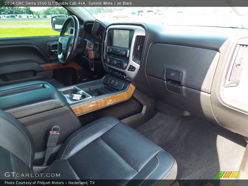 Summit White / Jet Black 2014 GMC Sierra 1500 SLT Double Cab 4x4