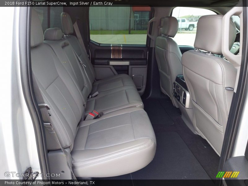 Ingot Silver / Earth Gray 2018 Ford F150 Lariat SuperCrew