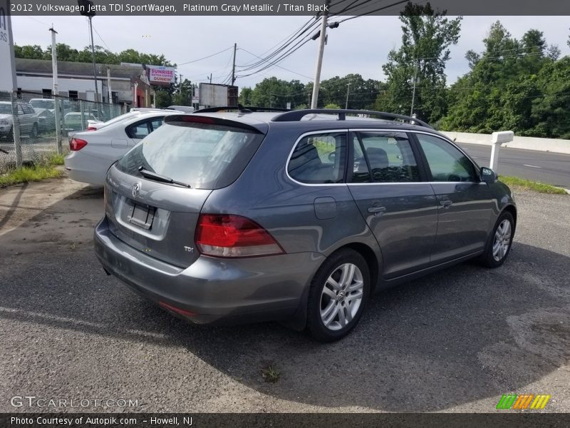 Platinum Gray Metallic / Titan Black 2012 Volkswagen Jetta TDI SportWagen