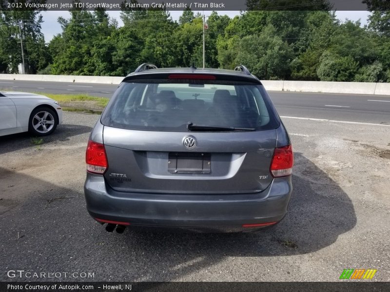 Platinum Gray Metallic / Titan Black 2012 Volkswagen Jetta TDI SportWagen