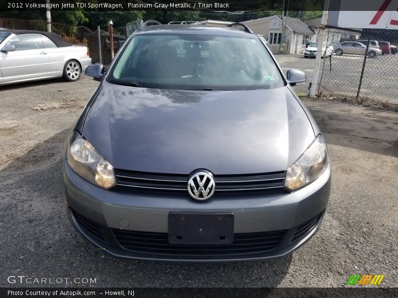 Platinum Gray Metallic / Titan Black 2012 Volkswagen Jetta TDI SportWagen
