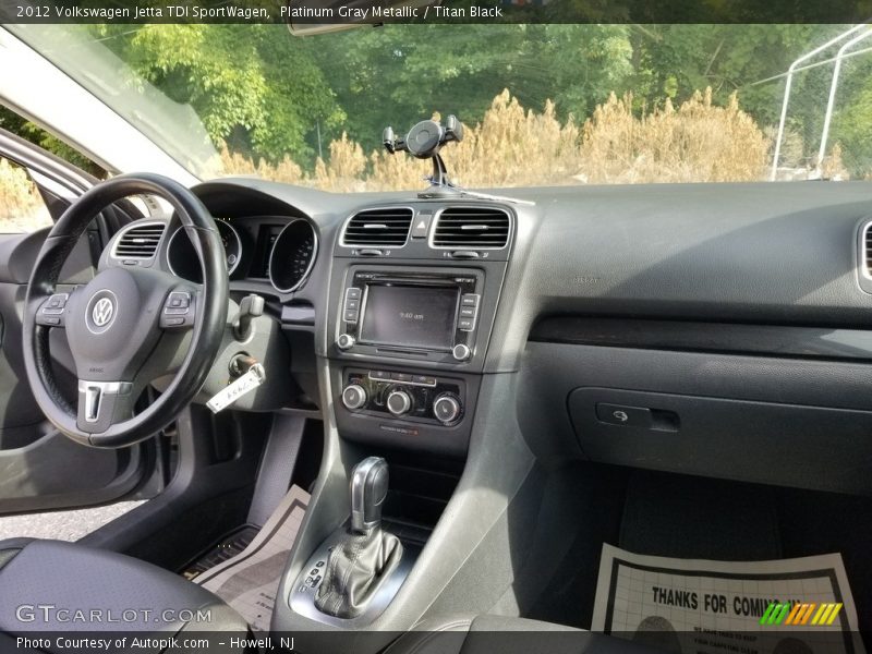 Platinum Gray Metallic / Titan Black 2012 Volkswagen Jetta TDI SportWagen