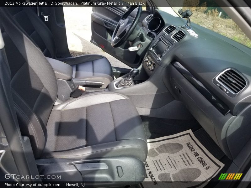 Platinum Gray Metallic / Titan Black 2012 Volkswagen Jetta TDI SportWagen