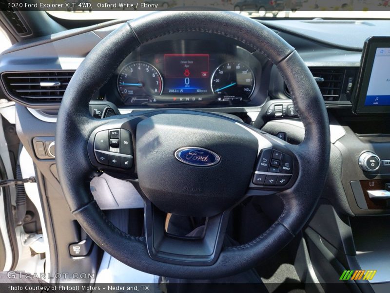 Oxford White / Ebony 2020 Ford Explorer XLT 4WD