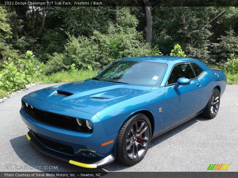Frostbite / Black 2021 Dodge Challenger R/T Scat Pack