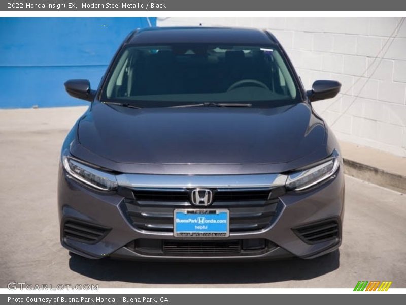 Modern Steel Metallic / Black 2022 Honda Insight EX