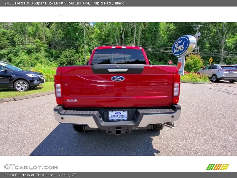 Rapid Red / Black 2021 Ford F350 Super Duty Lariat SuperCab 4x4