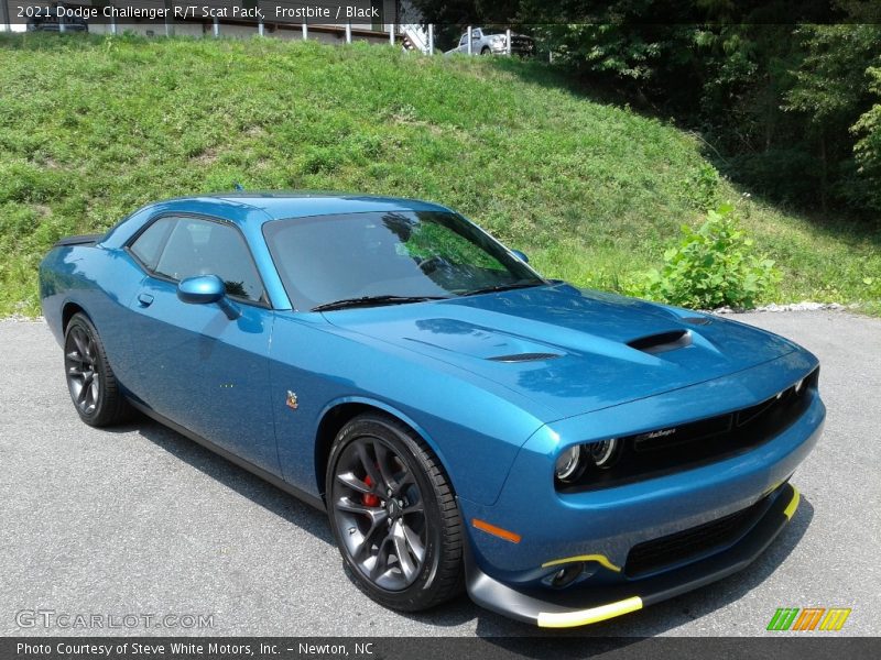 Frostbite / Black 2021 Dodge Challenger R/T Scat Pack