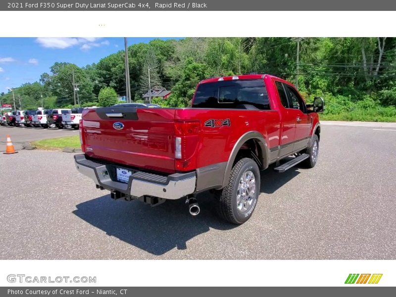 Rapid Red / Black 2021 Ford F350 Super Duty Lariat SuperCab 4x4