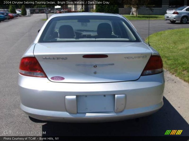 Bright Silver Metallic / Dark Slate Gray 2004 Chrysler Sebring Touring Sedan