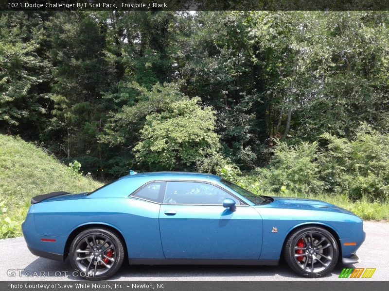 Frostbite / Black 2021 Dodge Challenger R/T Scat Pack
