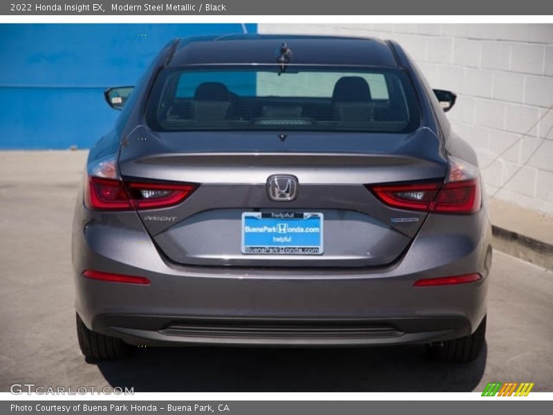 Modern Steel Metallic / Black 2022 Honda Insight EX