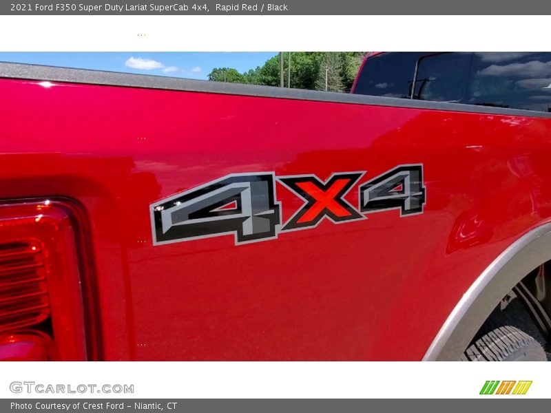 Rapid Red / Black 2021 Ford F350 Super Duty Lariat SuperCab 4x4