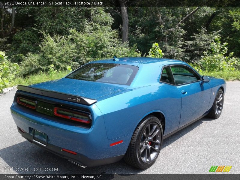Frostbite / Black 2021 Dodge Challenger R/T Scat Pack